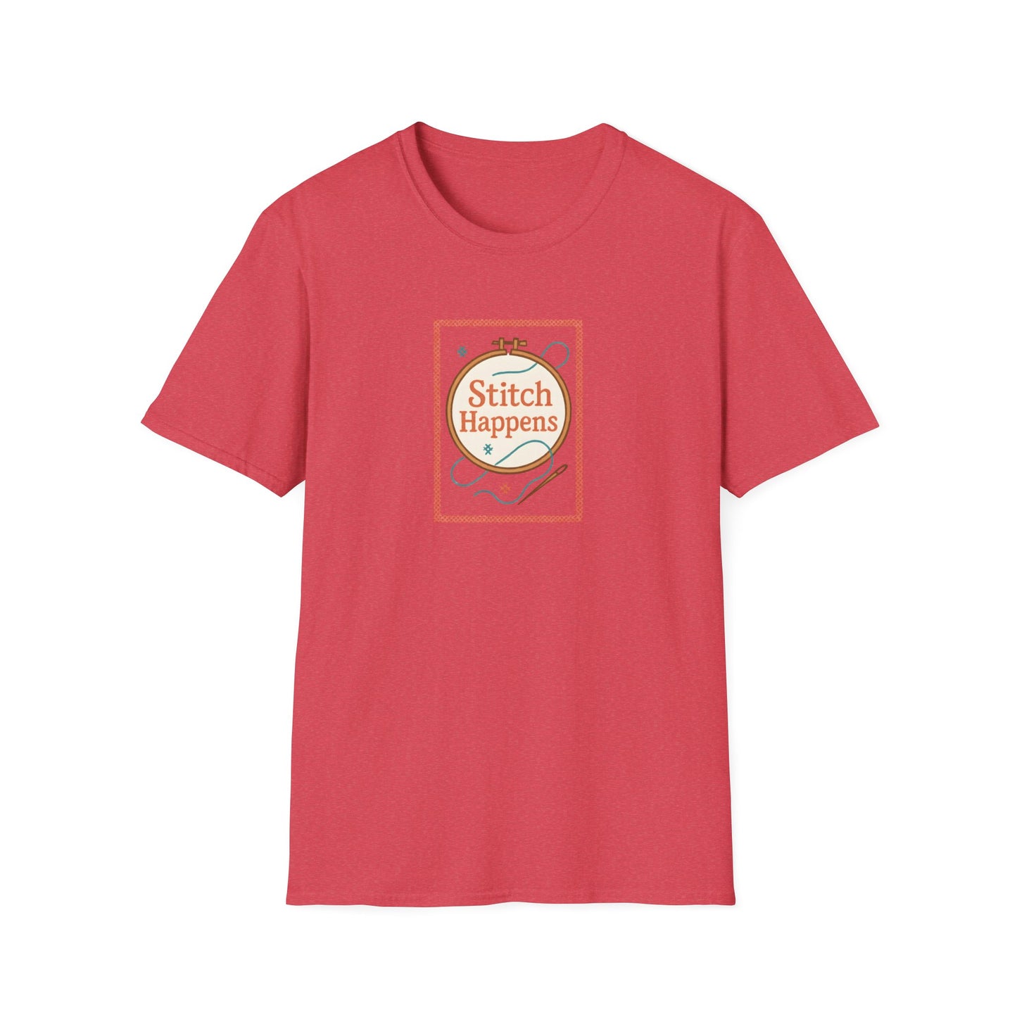 Stitch Happens Embroidery T-Shirt