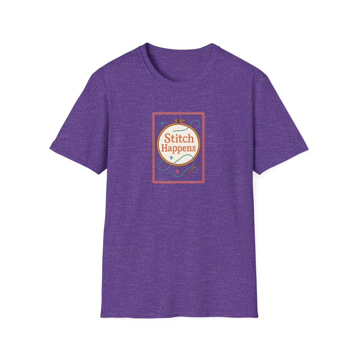 Stitch Happens Embroidery T-Shirt