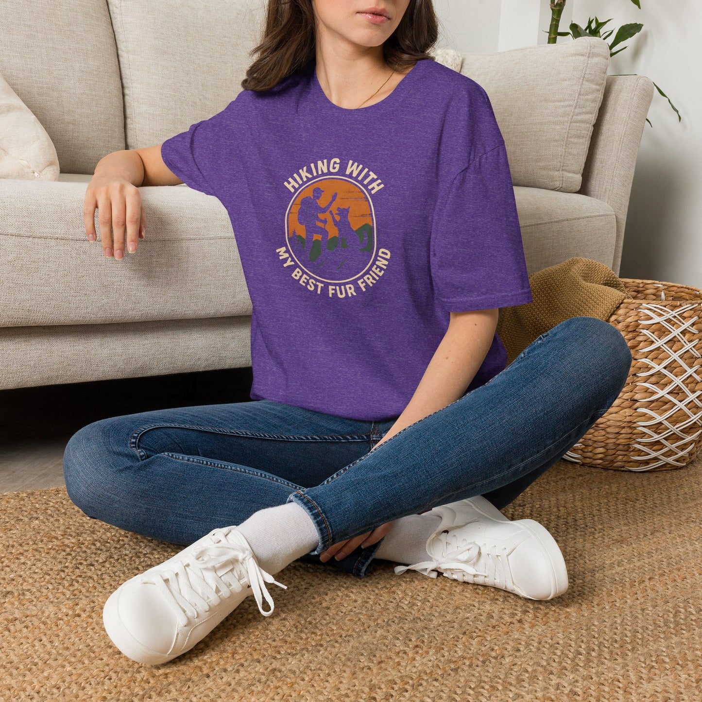Hiking With Fur Friend T-Shirt