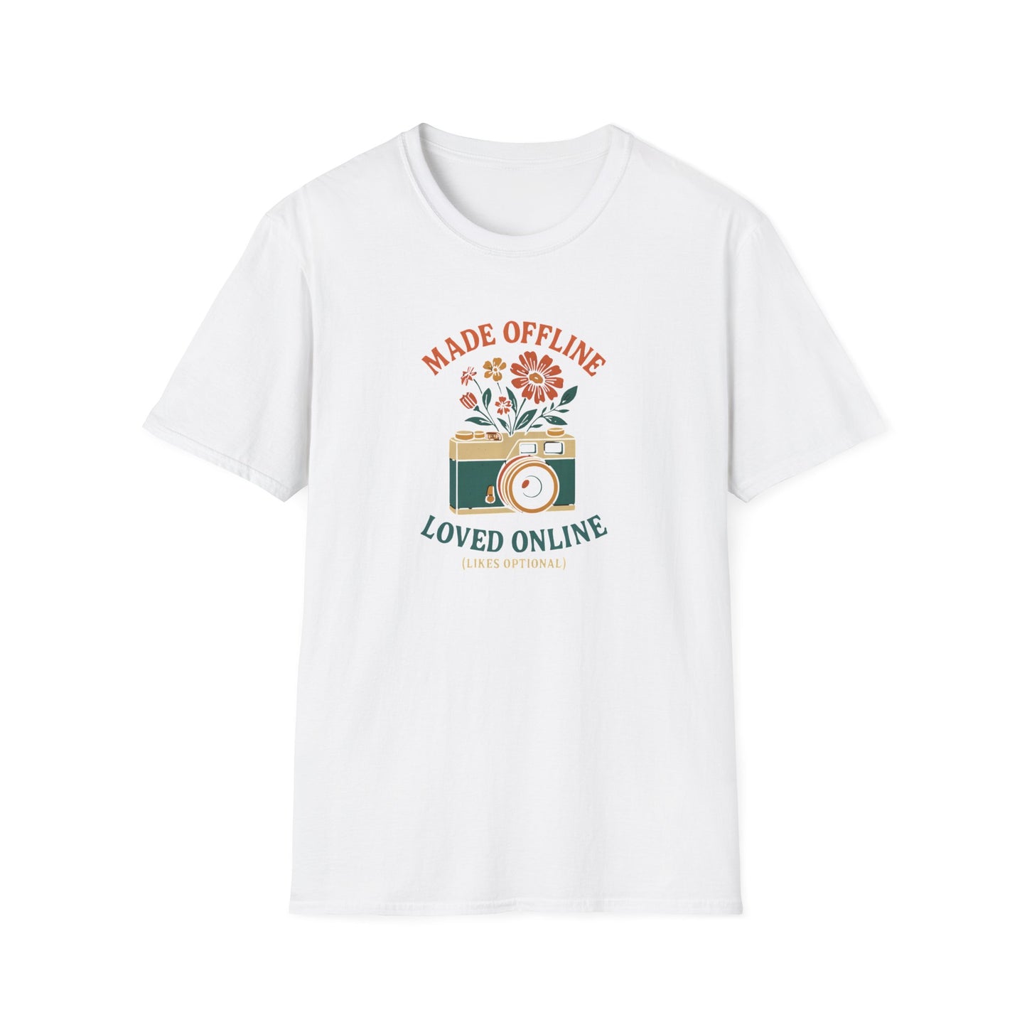 Camera with Flowers T-Shirt