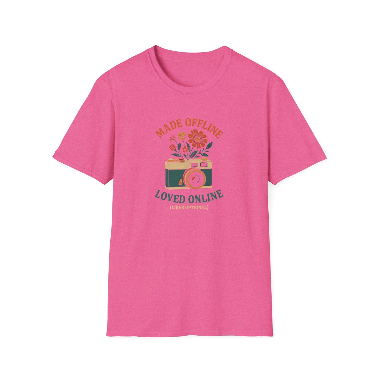 Camera with Flowers T-Shirt