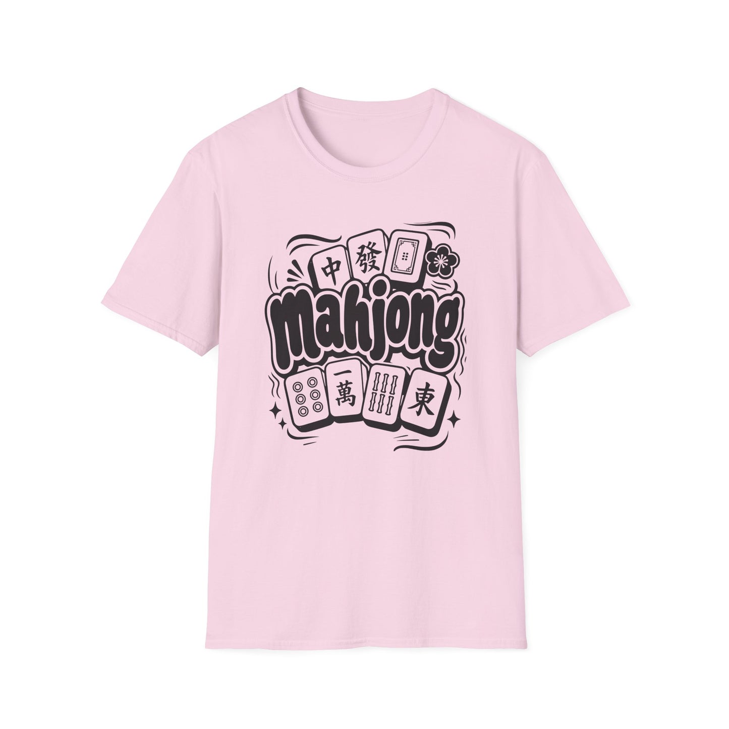 Mahjong Black and White T-Shirt