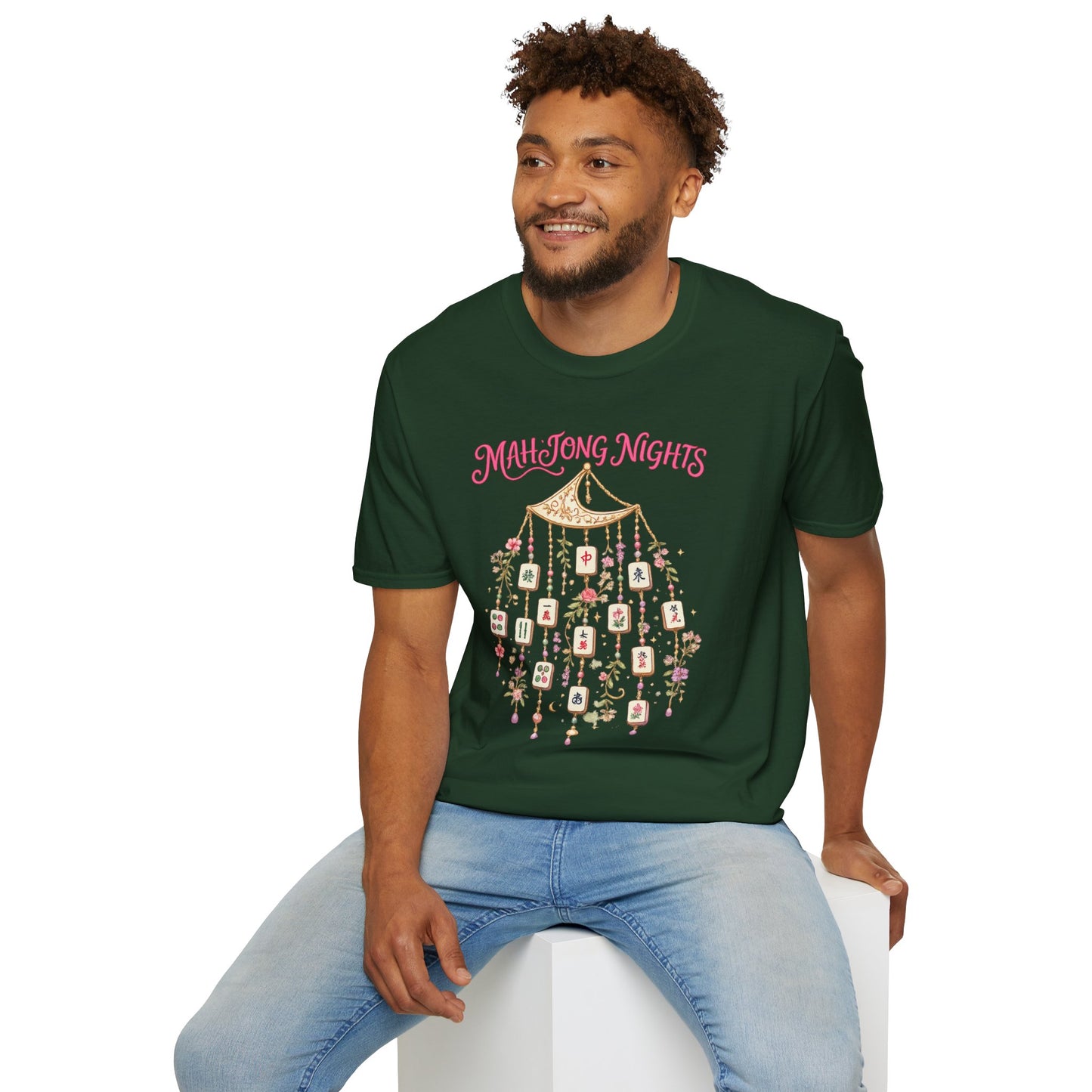 Mahjong Nights - Floral Hanging Tiles