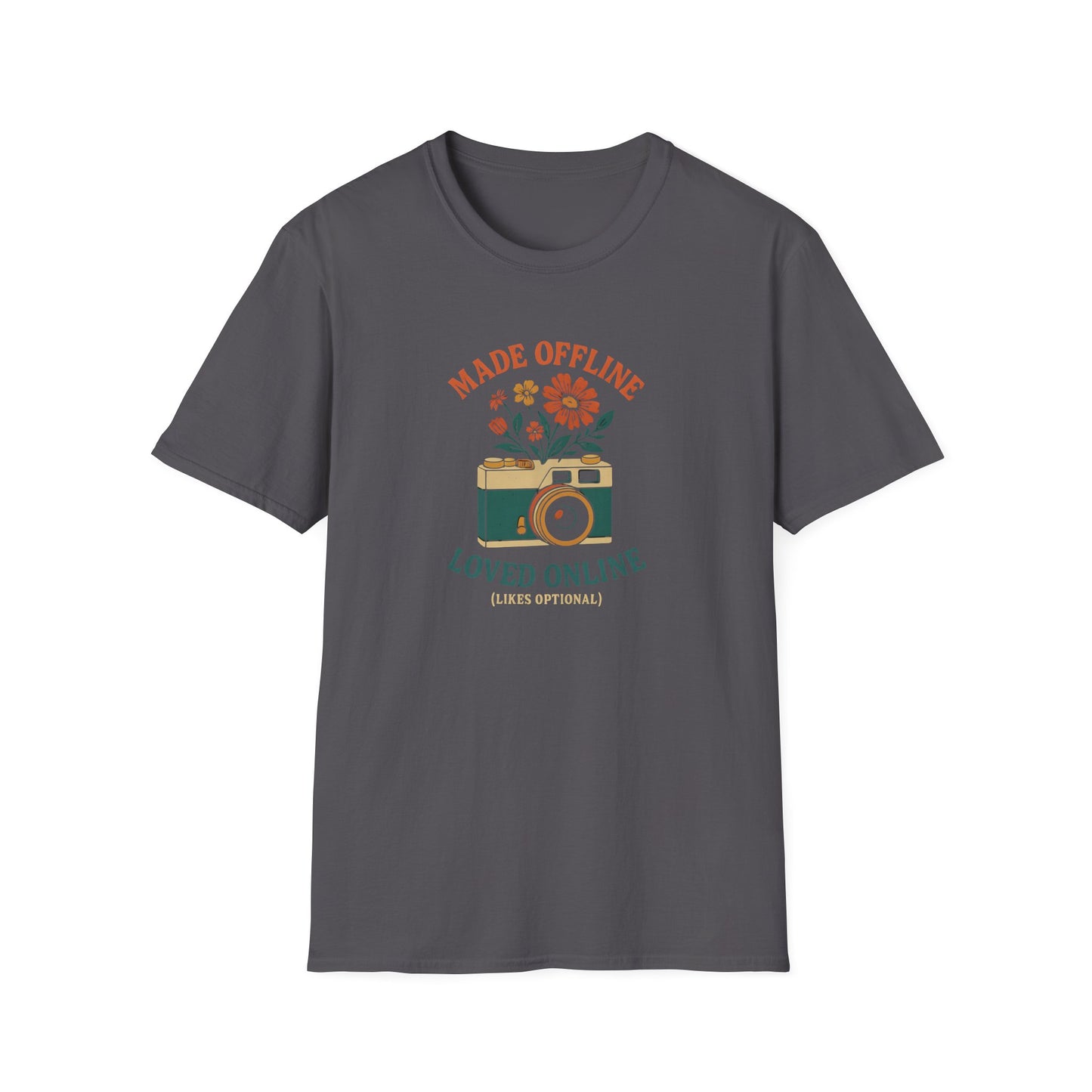 Camera with Flowers T-Shirt