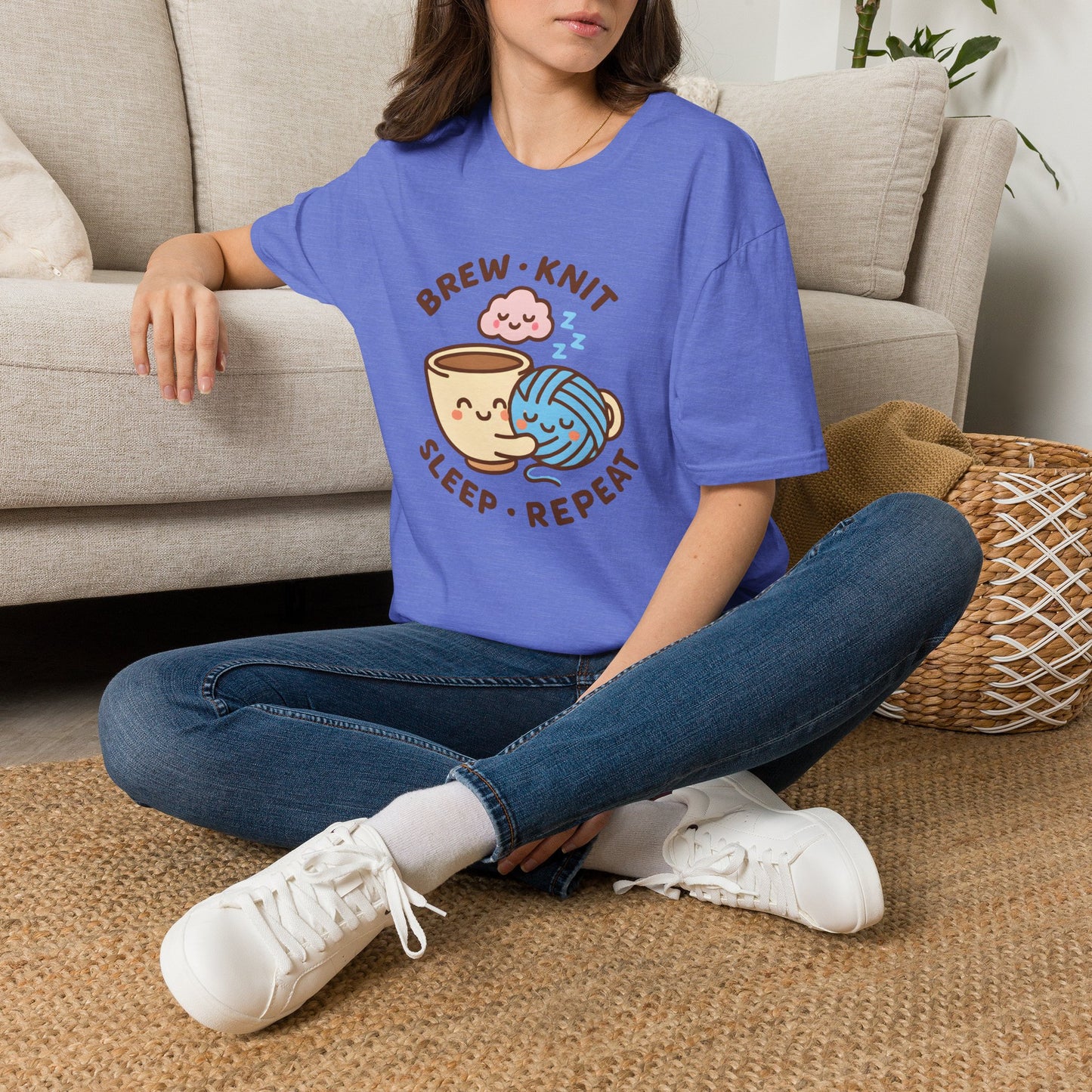 Brew Knit Sleep Repeat T-Shirt