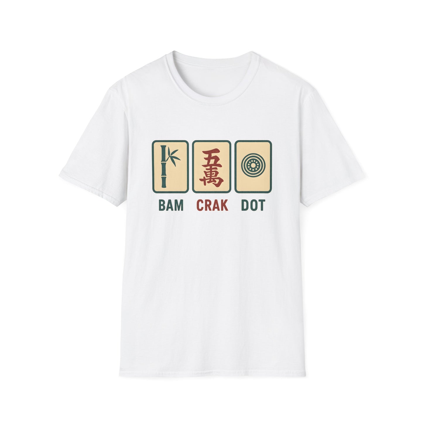 Bam Crak Dot - Mahjong Tshirt