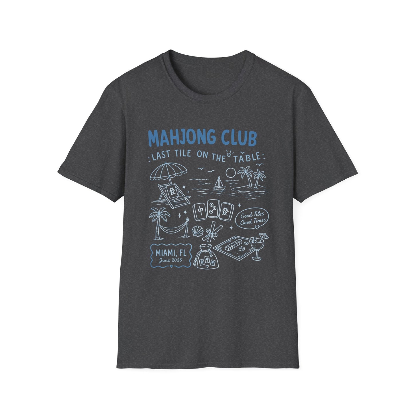 Mahjong Club - Last Tile on the Table (Miami Blue)