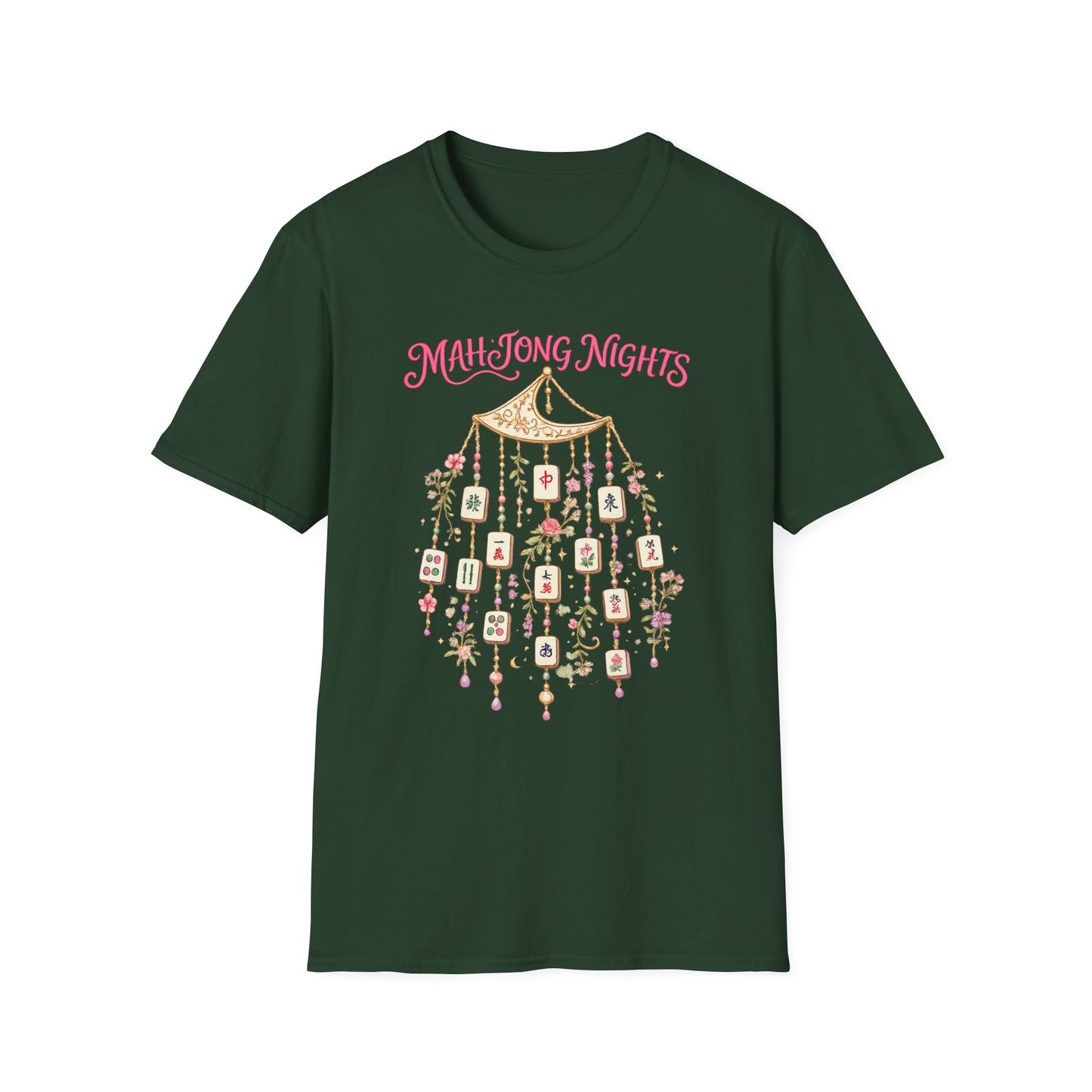 Mahjong Nights - Floral Hanging Tiles
