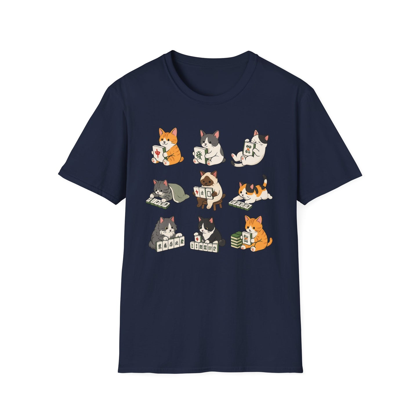 Cats and Mahjong T-Shirt