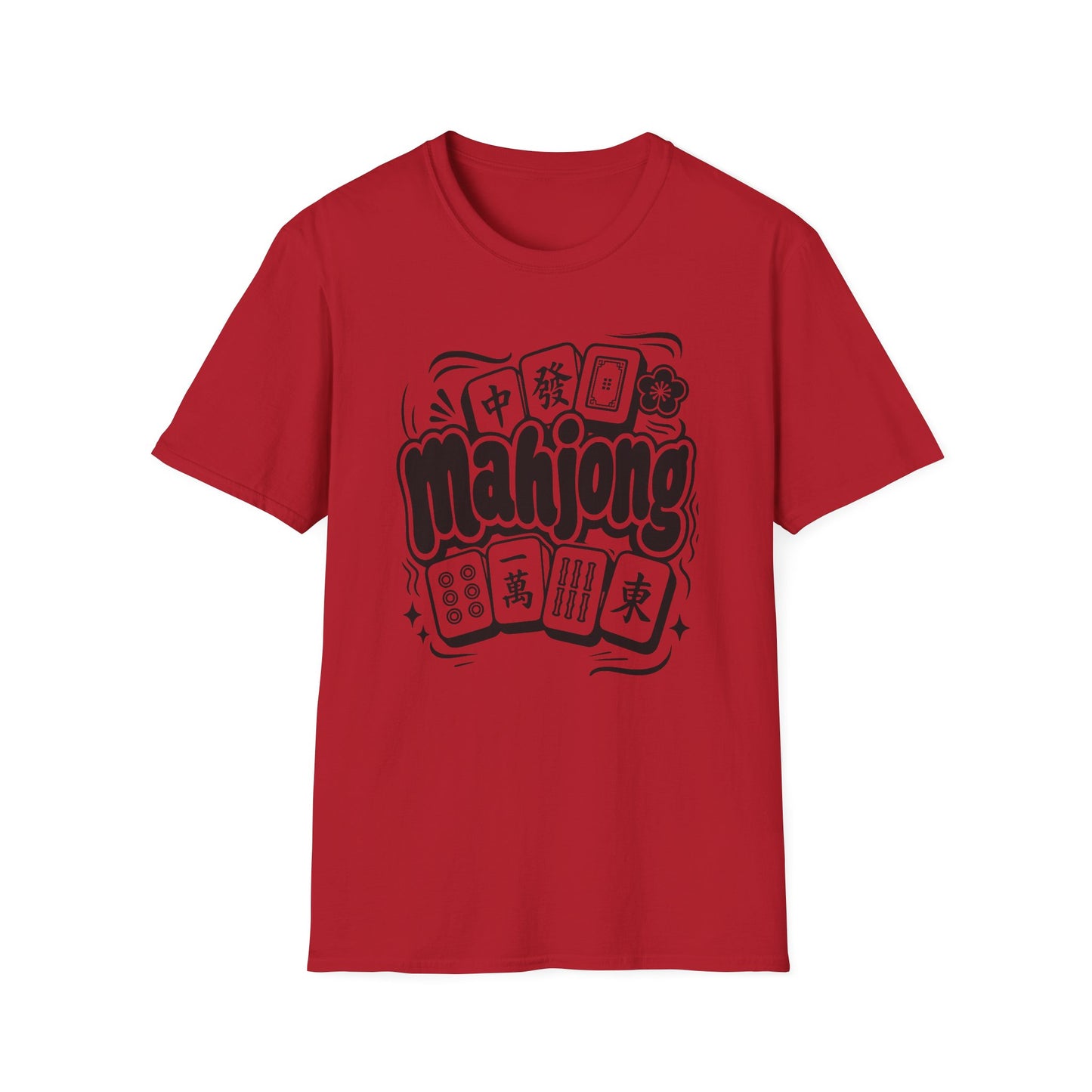 Mahjong Black and White T-Shirt