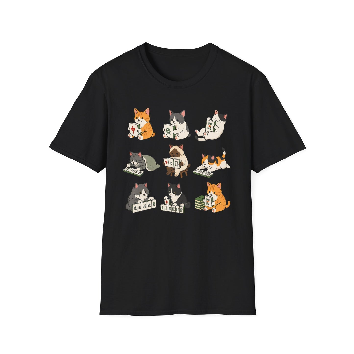 Cats and Mahjong T-Shirt