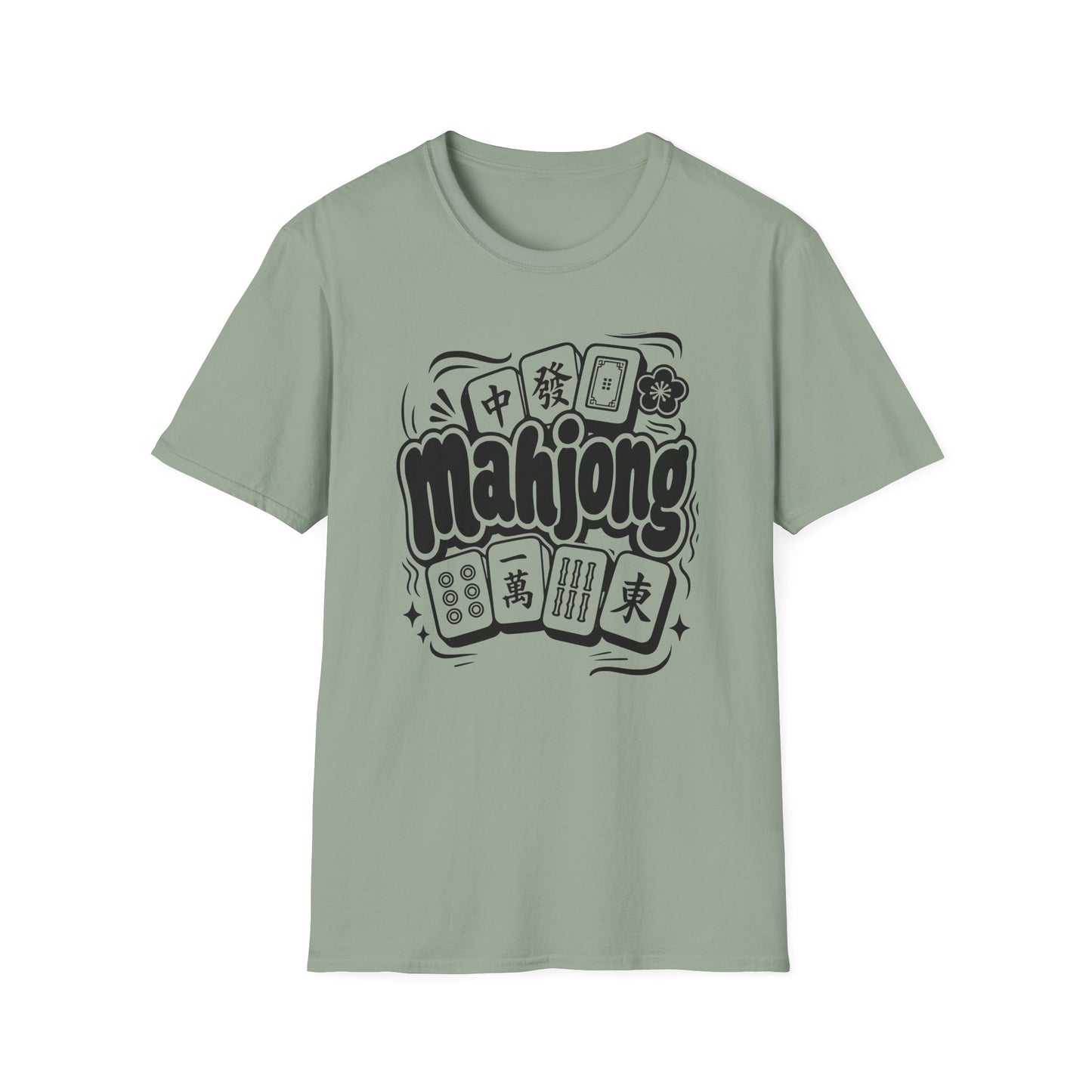 Mahjong Black and White T-Shirt