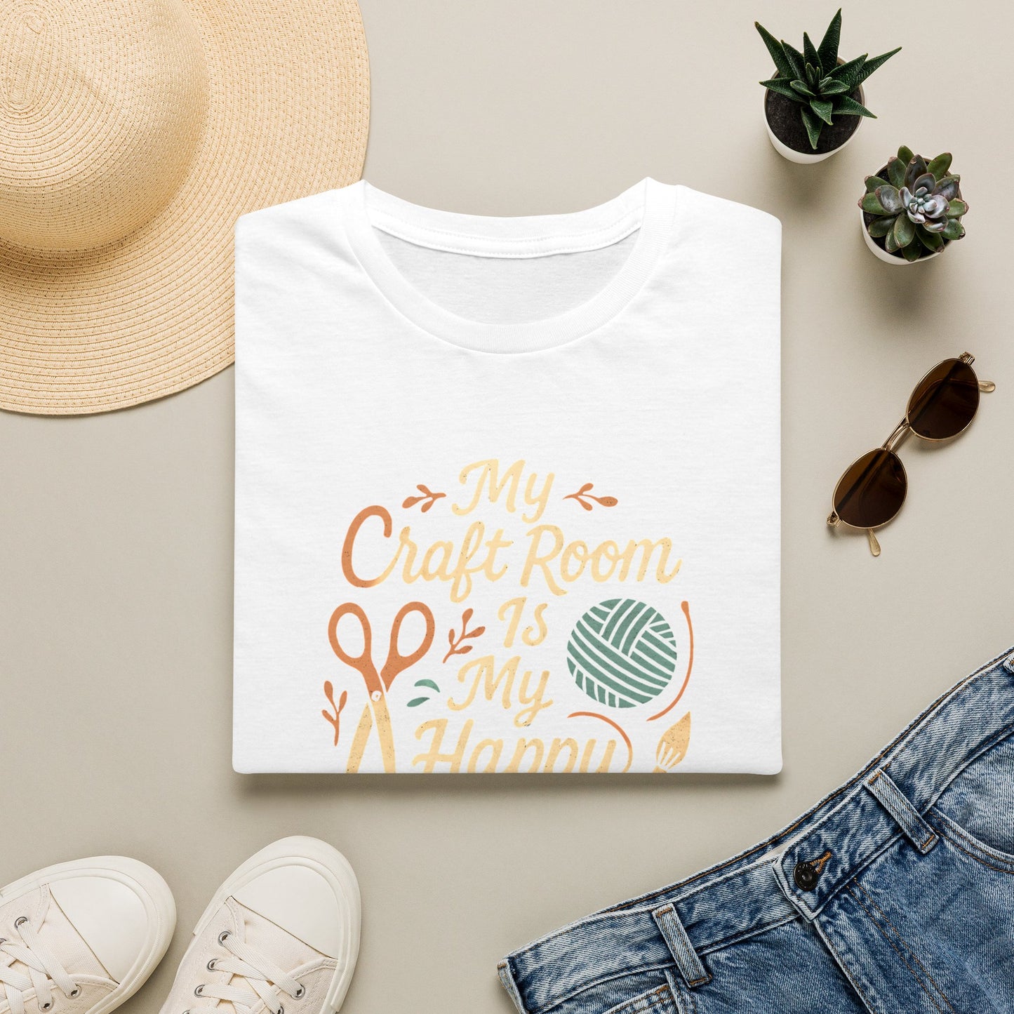Craft Room Happy Place T-Shirt
