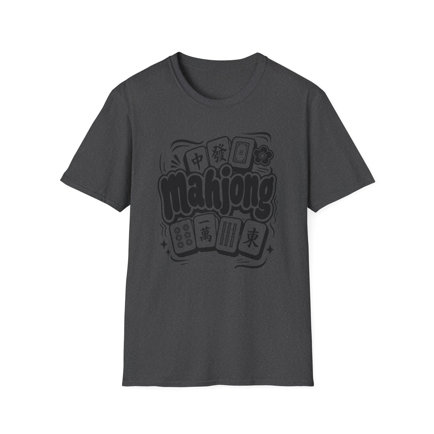 Mahjong Black and White T-Shirt