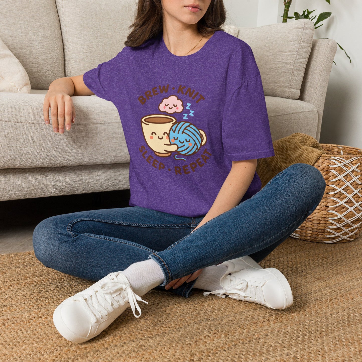 Brew Knit Sleep Repeat T-Shirt