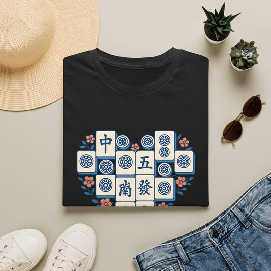 Mahjong Tiles Heart T-Shirt
